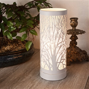 Electric White Tree Touch Sensitive Wax Burner and Lamp
