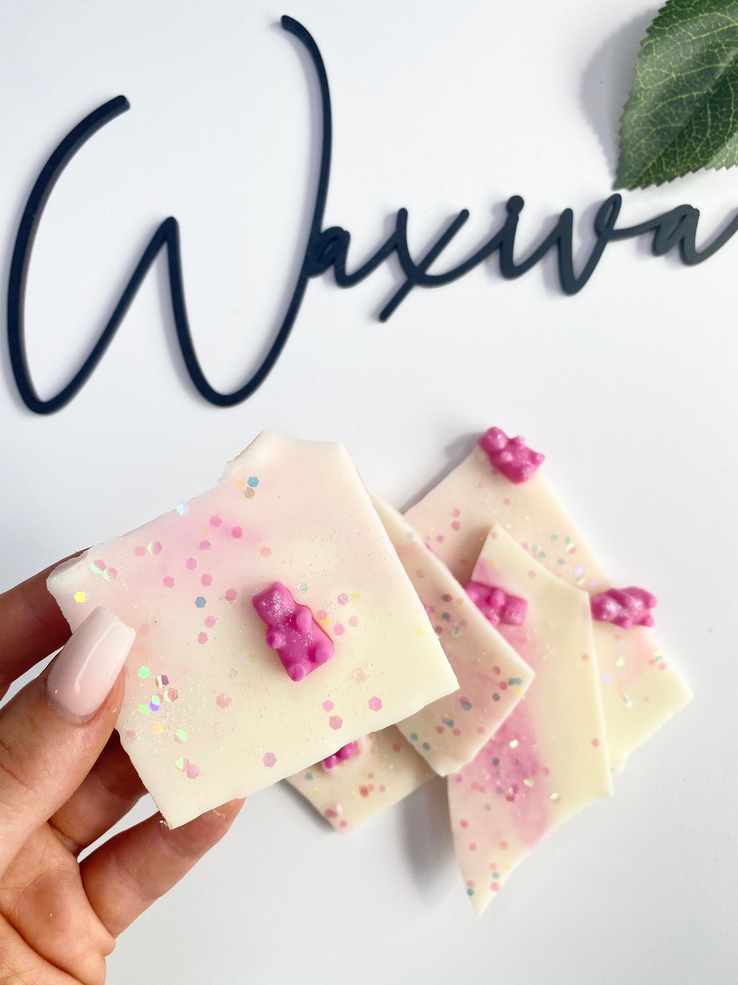 Teddy bears picnic ‘Raspberry Ripple’ brittle