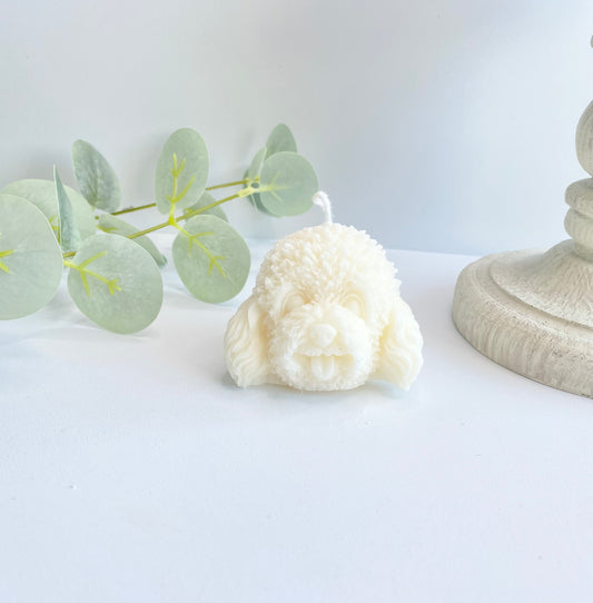 'Puppy Love' Decorative Candle