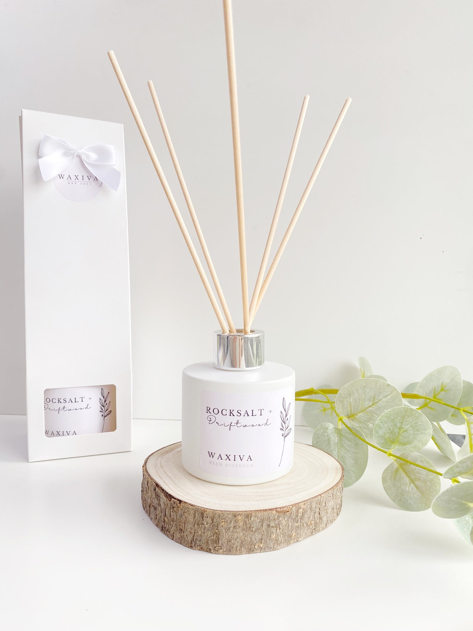 'Rock Salt & Driftwood' Reed Diffuser – Waxiva UK