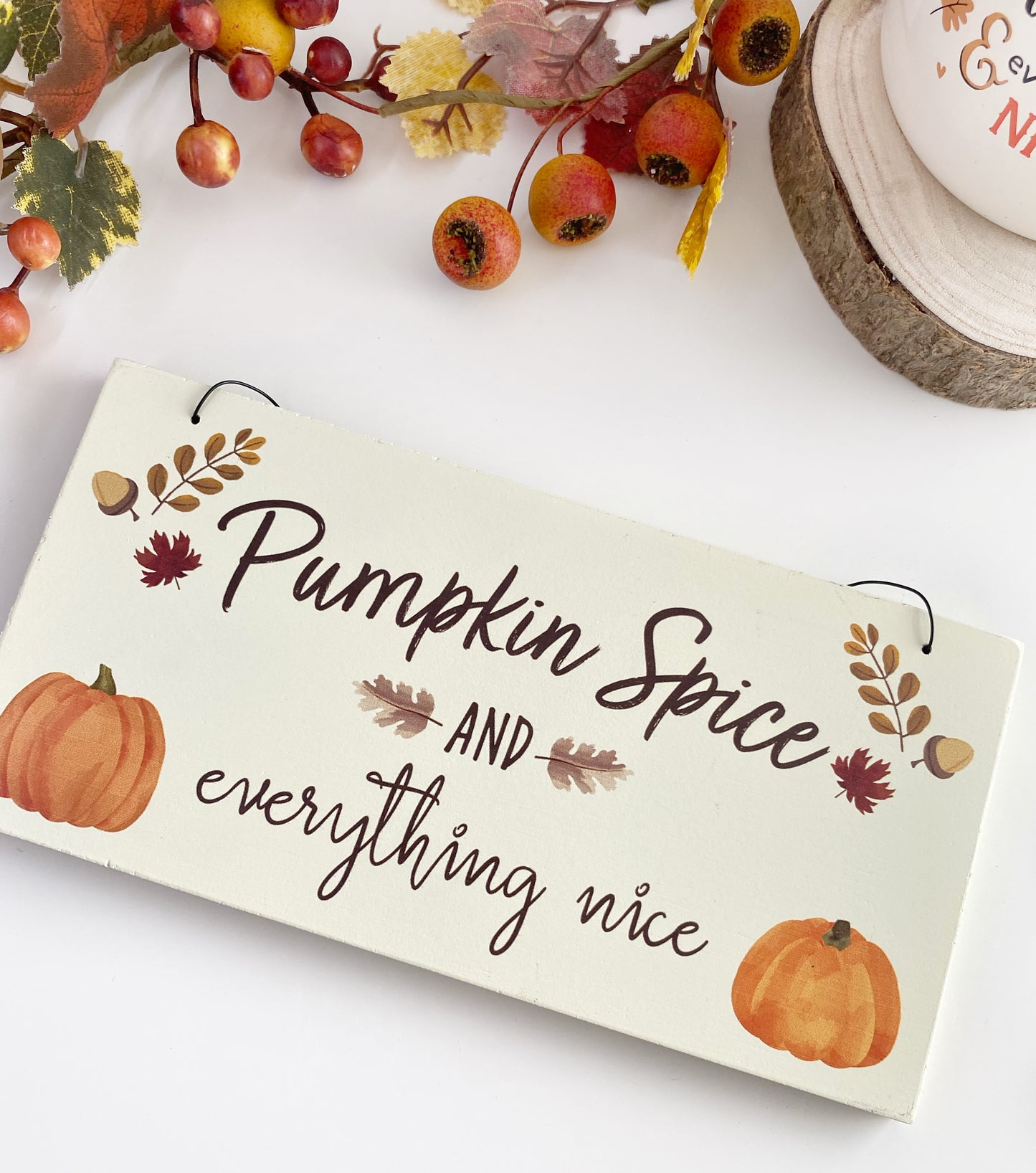 Pumpkin Spice Sign